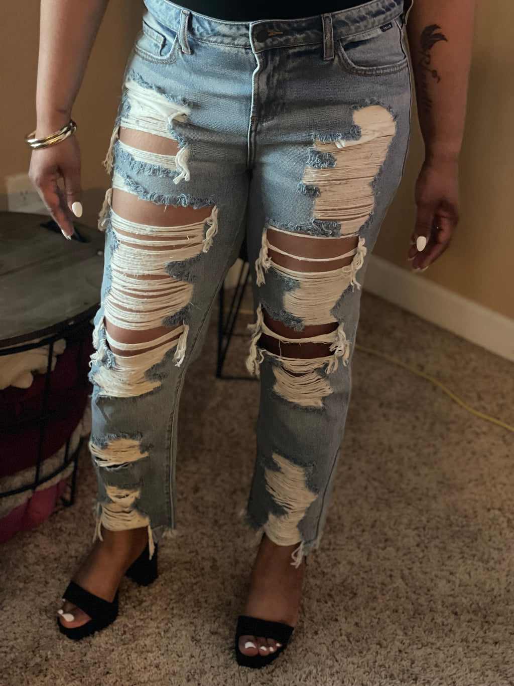 Trendy Ripped Jeans