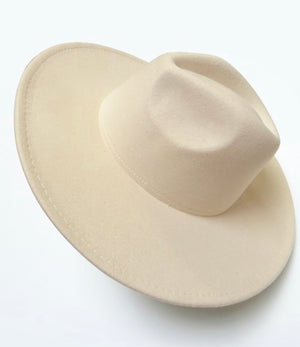 Trendy Silhouette Plain Solid Color FEDORA HAT