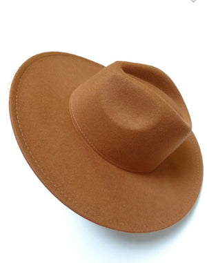 Trendy Silhouette Plain Solid Color FEDORA HAT