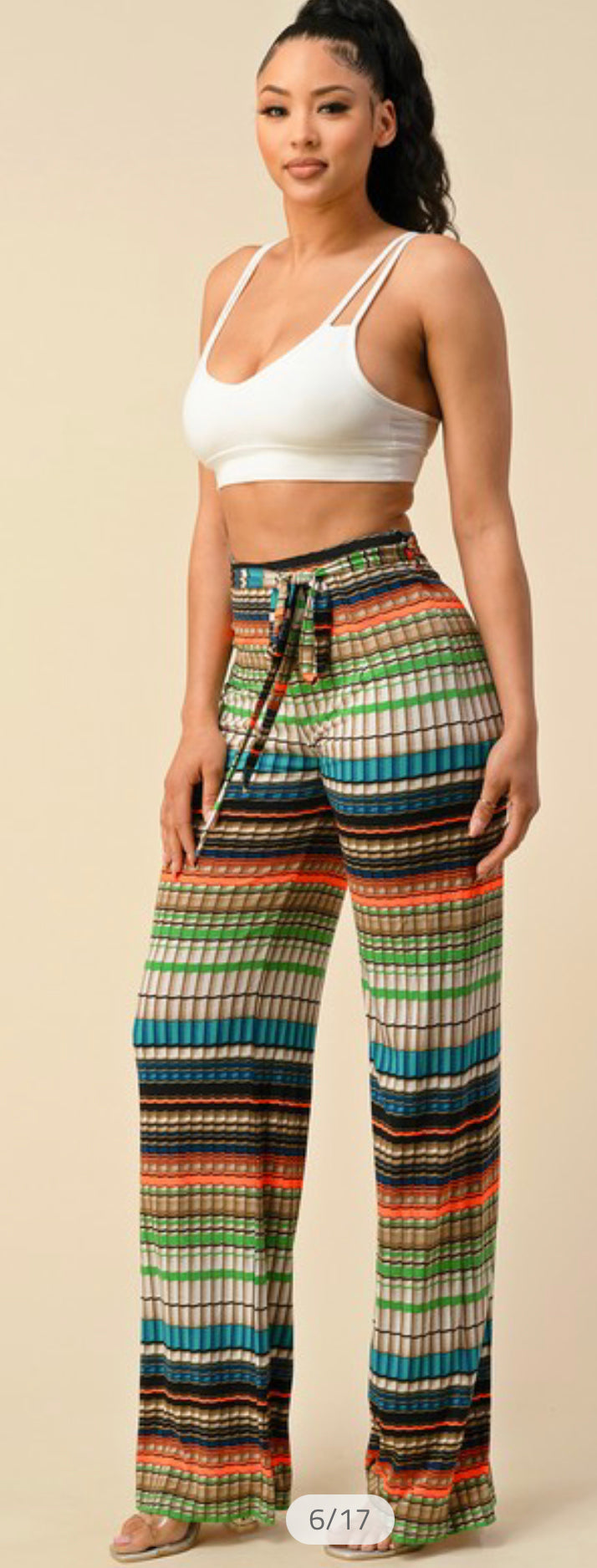 Comfortable Print Pants